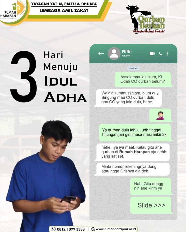 Qurban Sudah Di Depan Mata