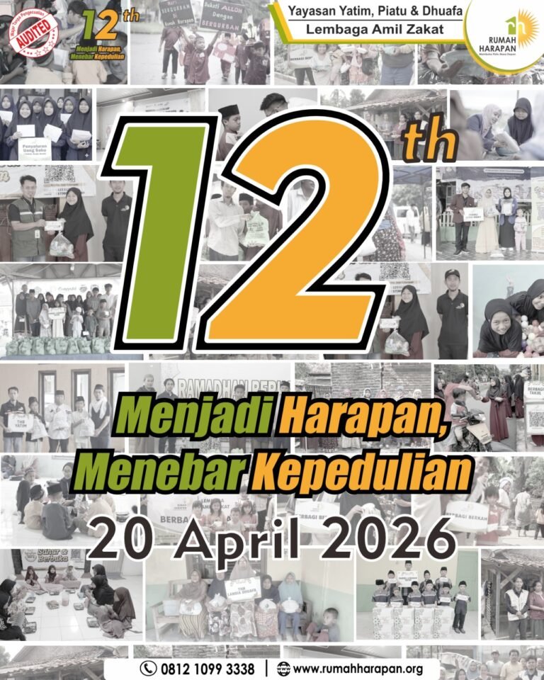 Bersama di Tahun ke-12: Rumah Harapan Siap Menebar Lebih Banyak Kebaikan
