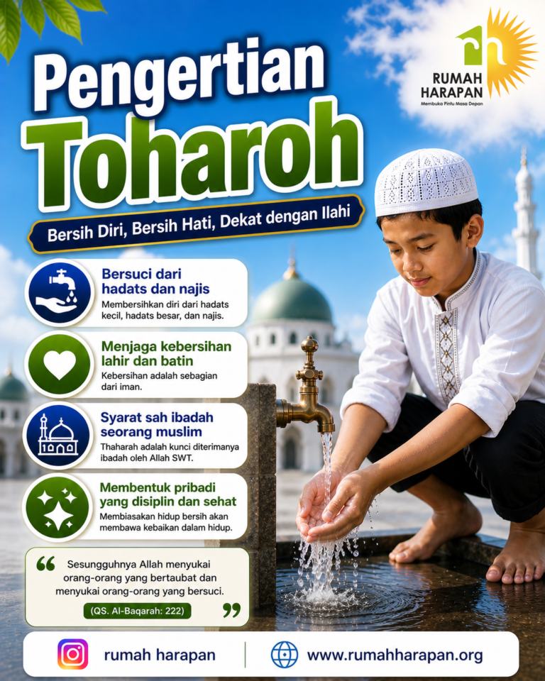 Pengertian Taharah Memahami pentingnya Bertaharah atau bersuci Dari Hadas Atau Najis