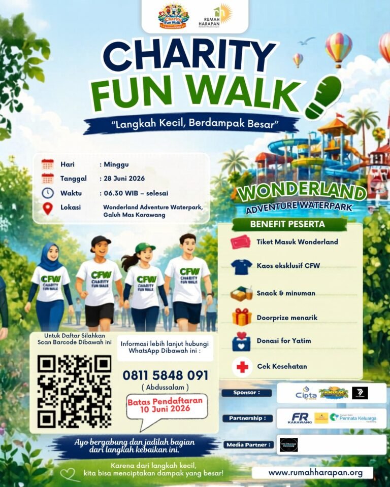 Charity Fun Walk 2026 Langkah Kecil, Berdampak Besar